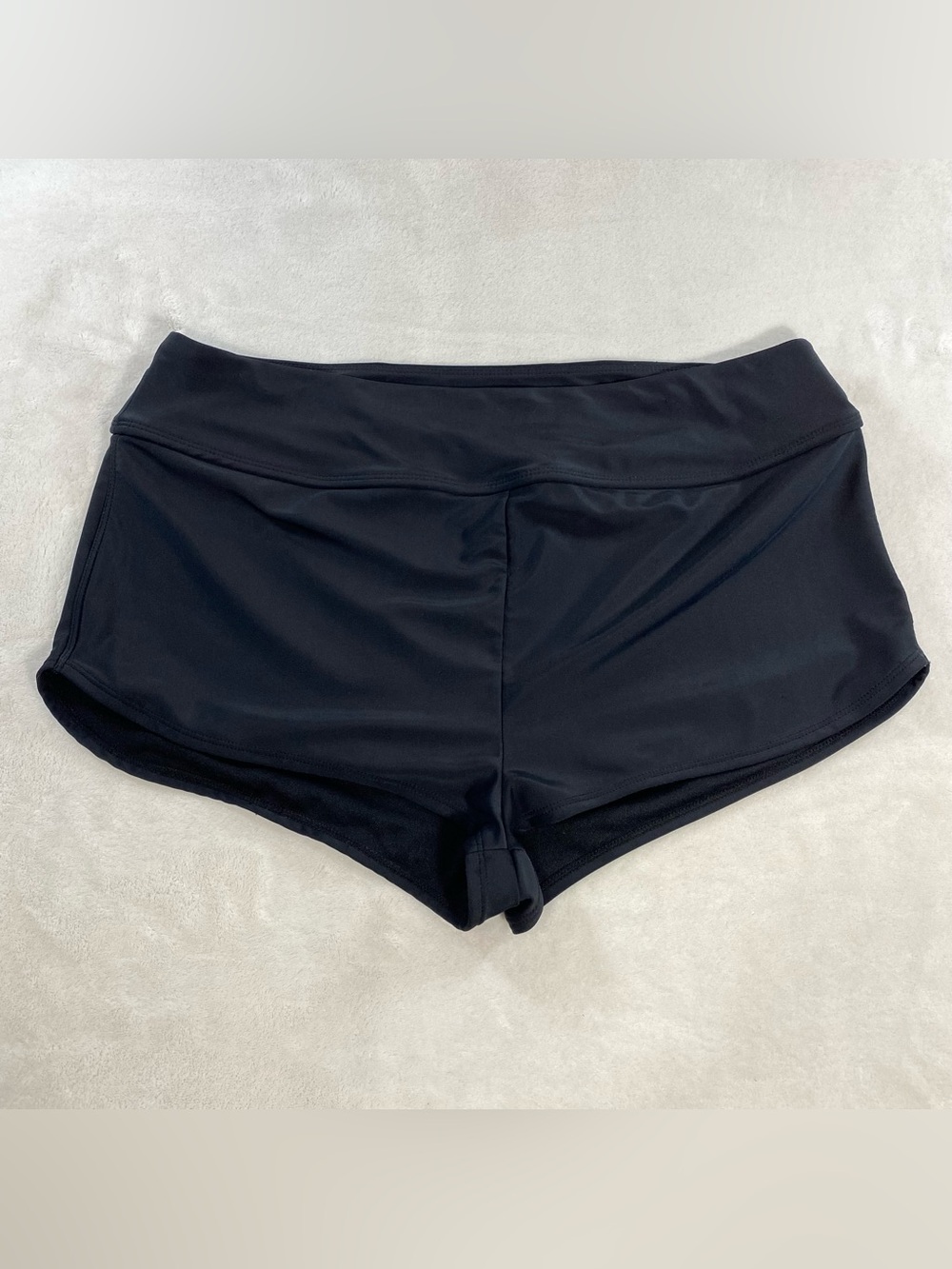 Reebok Black Active Swim Shorts Boyshort Bathing Suit Bottoms Size XXL